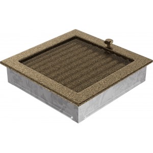 Каминная решетка Kratki 22x22 с жалюзи