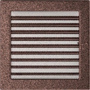 Каминная решетка Kratki 22x22 с жалюзи