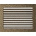 Каминная решетка Kratki 22x30 с жалюзи