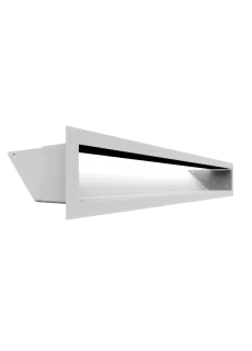 Каминная решетка Kratki люфт белая 9x60 (LUFT/9/60/45S/B)