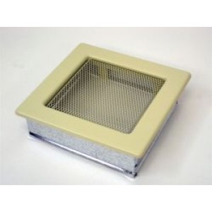 Каминная решетка Kratki 17x17 бежевая
