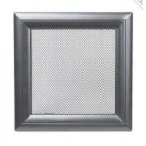 Каминная решетка Kratki 17x17 Оскар графитовая