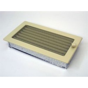 Каминная решетка Kratki 17x30 бежевая с жалюзи