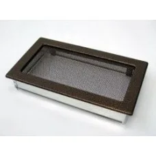 Каминная решетка Kratki 17x30 черная/медь пористая