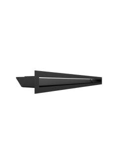 Каминная решетка Kratki люфт черная 6x80 (LUFT/6/80/45S/C)