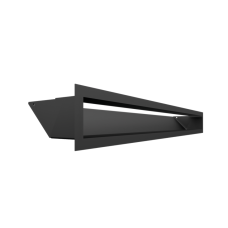 Каминная решетка Kratki люфт черная 9x80 (LUFT/9/80/45S/C)