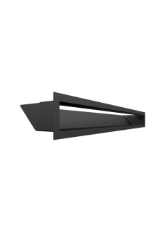 Каминная решетка Kratki люфт черная 9x80 (LUFT/9/80/45S/C)