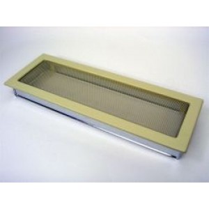 Каминная решетка Kratki 22x45 бежевая