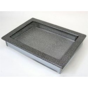 Каминная решетка Kratki 22x30 черная/хром пористая