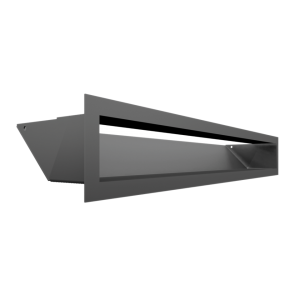 Каминная решетка Kratki люфт графитовая 9x60 (LUFT/9/60/45S/G)