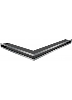 Каминная решетка Kratki Люфт правая 55x77x6 Стальная (LUFT/NP/60/45S/SZ)