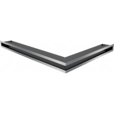 Каминная решетка Kratki Люфт левая 77x55x6 Стальная (LUFT/NL/60/45S/SZ)