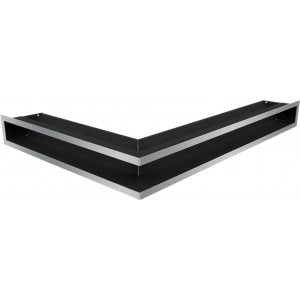 Каминная решетка Kratki Люфт правая 55x77x9 Стальная (LUFT/NP/90/45S/SZ/SF)