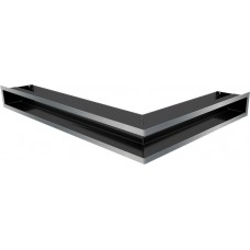 Каминная решетка Kratki Люфт левая 77x55x9 Стальная (LUFT/NL/90/45S/SZ)
