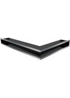 Каминная решетка Kratki Люфт левая 77x55x9 Стальная (LUFT/NL/90/45S/SZ)