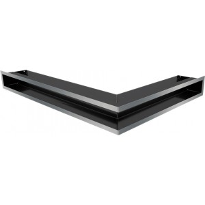 Каминная решетка Kratki Люфт левая 77x55x9 Стальная (LUFT/NL/90/45S/SZ)