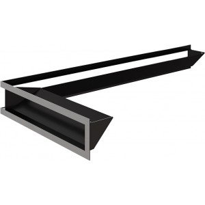 Каминная решетка Kratki Люфт левая 80x40x9 Стальная (LUFT/NL/9/8040/45S/SZ/SF)