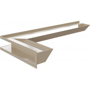 Каминная решетка Kratki Люфт левая 80x40x9 (LUFT/NL/9/8040/45S)