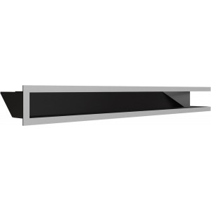 Каминная решетка Kratki Люфт левая 80x40x9 Стальная (LUFT/NL/9/8040/45S/SZ)