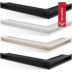 Каминная решетка Kratki Люфт левая 77x55x9 (LUFT/NL/90/45S/SF)