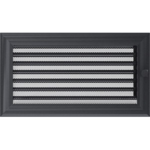 Каминная решетка Kratki 17x30 Оскар с жалюзи