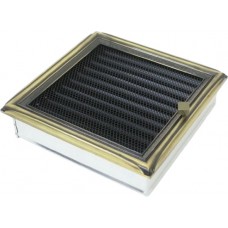 Каминная решетка Kratki 22x22 Рустик с жалюзи