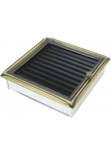 Каминная решетка Kratki 22x22 Рустик с жалюзи