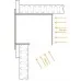 Вентиляционная решетка Metal Design SMD1009TUG с сеткой