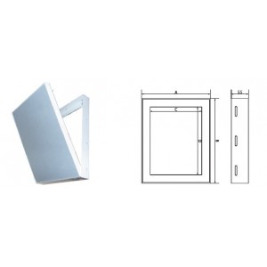 Люк для ревизии каминного короба Metal Design SMD4030D