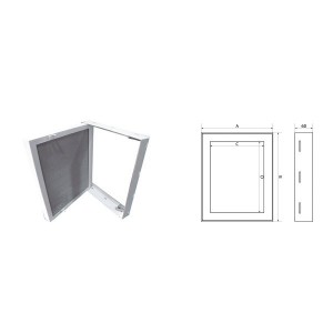 Люк для ревизии каминного короба Metal Design SMD5040D