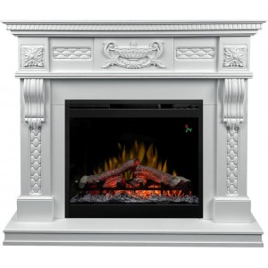 Каминокомплект Dimplex Corsica - Матовый белый с очагом Symphony 26 DF2624L-INT