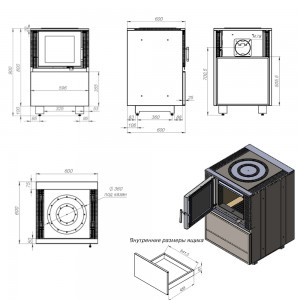 Печь под казан Астов 600x600 4.0