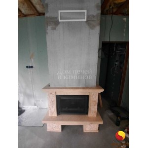Монтаж каминной топки Kratki Eryk 700 под ключ