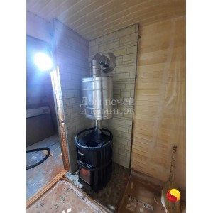 Монтаж печи для бани Harvia Legend 150 под ключ
