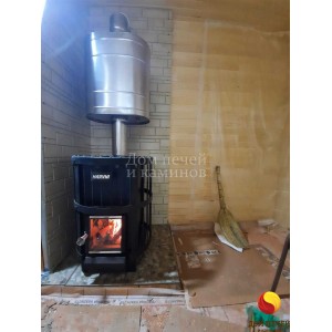 Монтаж печи для бани Harvia Legend 150 под ключ