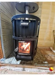 Монтаж печи для бани Harvia Legend 150 под ключ