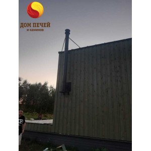 Монтаж печи-камина Thorma Andorra Exclusive с дымоходом под ключ