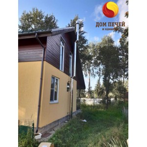 Монтаж печи-камина Romotop STROMBOLI N керамика под ключ