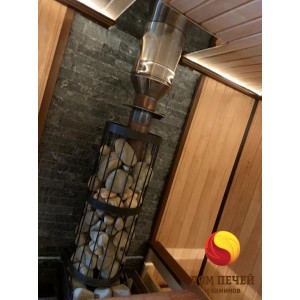 Отделка парной с установкой банной печи под ключ