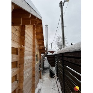 Установка дымоходов в деревянном доме
