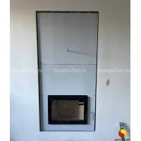 Монтаж каминной топки Astov М 700 Б под ключ