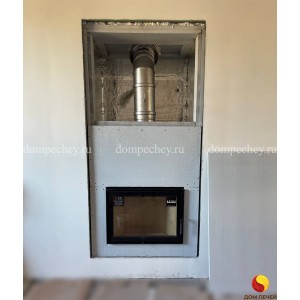 Монтаж каминной топки Astov М 700 Б под ключ