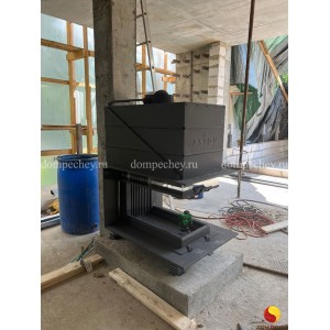Монтаж каминной топки Astov П3С 53(84)57 под ключ