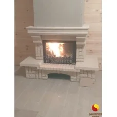 Монтаж каминокомплекта Мета (облицовка Соло, топка Промо) под ключ