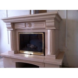 Монтаж топки Fabrilor Deco 730 и облицовки Viola Mocca