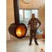 Монтаж подвесного камина OpenFire RING под ключ