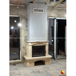 Каминная топка ЭкоКамин Альфа 700-150 принтинг (TAN700-1)
