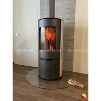 Монтаж печи-камина Astov R1.0, облицовка керамика под ключ