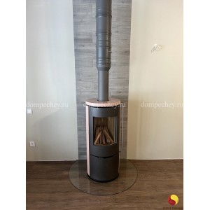 Монтаж печи-камина Astov R1.0, облицовка керамика под ключ