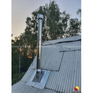 Монтаж отопительно-варочной печи Guca Guliver Bordo, правая под ключ